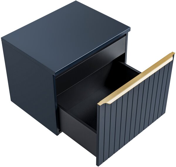 Comad Santa Fe Deep Blue dulap 60x45.6x46 cm sub chiuveta pe perete albastru SANTAFEDEEPBLUE82-60-C-2S