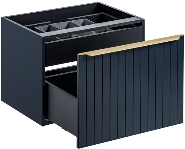 Comad Santa Fe Deep Blue dulap 60x45.6x46 cm sub chiuveta pe perete albastru SANTAFEDEEPBLUE82-60-C-2S