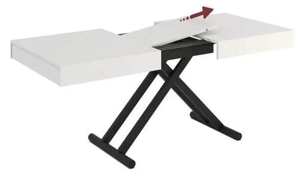 Masuta de cafea/living extensibila multifunctionala Alb,Elton