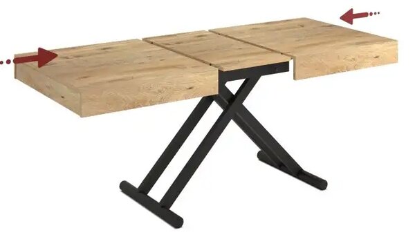 Masuta de cafea/living extensibila multifunctionala Stejar,Elton