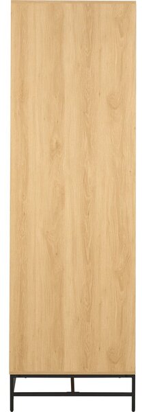 Șifonier în culoare naturală cu aspect de lemn de stejar 99x200x60 cm Albany – Actona