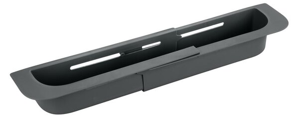 Scurgător telescopic pentru chiuvetă gri din plastic 49,5x8,5 cm Fino – Wenko