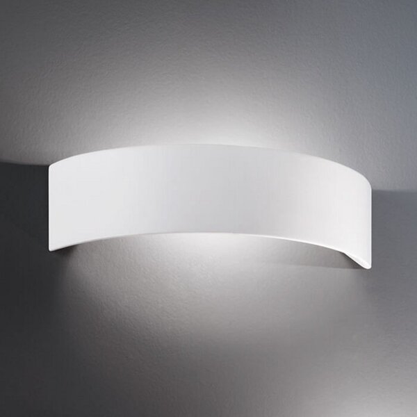 Austrolux KOLARZ Arco - aplică de perete designer, reglabil, Alb, Camera de zi / sufragerie, Ceramică, Modern