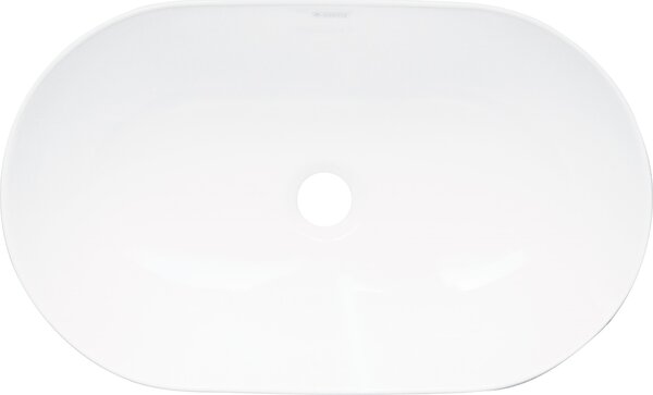 Deante Peonia lavoar 50x30 cm ovale de blat alb luciu CDE6U5S