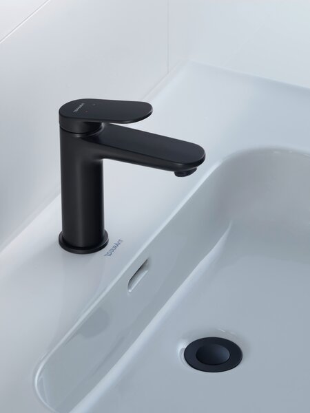 Duravit Wave baterie lavoar stativ negru WA1020002046