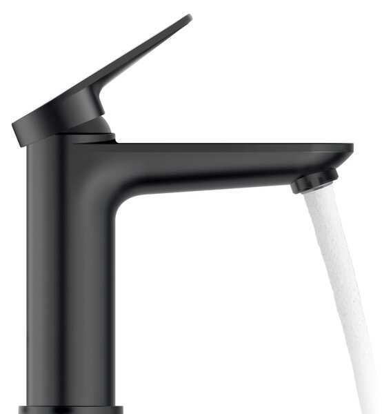 Duravit Wave baterie lavoar stativ negru WA1020002046