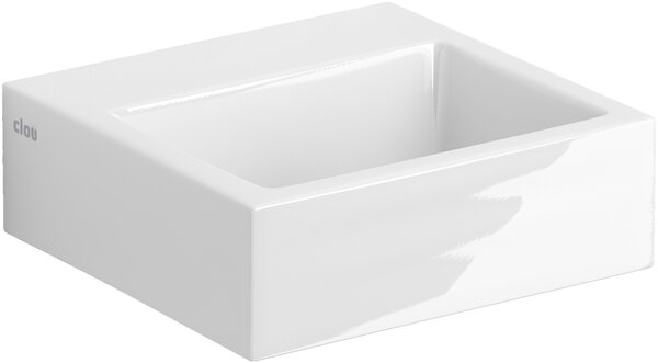 Clou Flush lavoar 28x27 cm dreptunghiular clasică-de blat alb luciu CL/03.03011