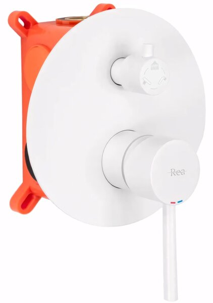 Set de duș incastrat Rea Lungo WHITE Matt + BOX