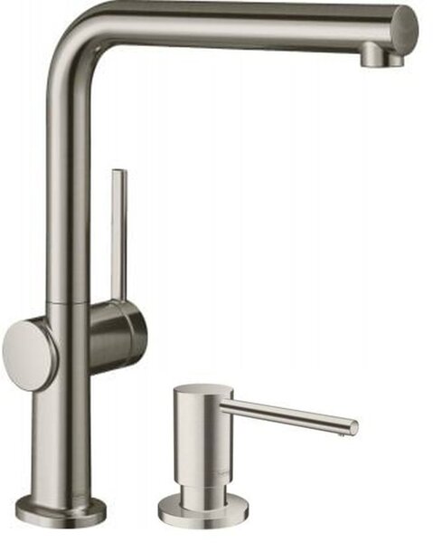 Set baterie bucătărie Hansgrohe Talis M54 72840800, dozator de lichid Hansgrohe A41 40438800