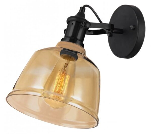 GTV Muscari II lampă de perete 1x40 W alb-negru OS-MUSC-IIB-00-DEC