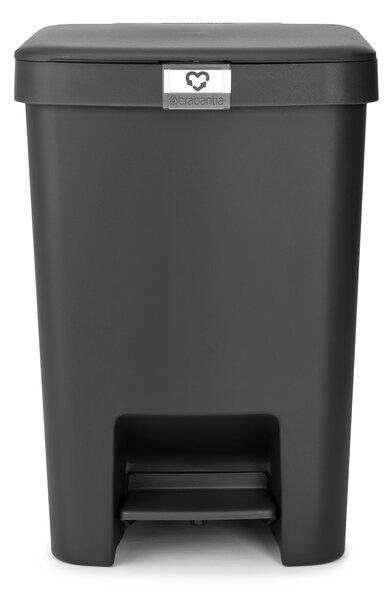 Brabantia StepUp recipient pentru resturi 25 l negru-gri 800269