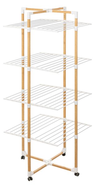 Suport vertical pentru uscat haine modular, 69 x 68.5 x 175 cm