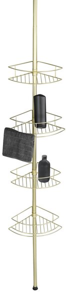 Raft telescopic pentru duș DOLCEDO, 4 niveluri, WENKO, maro