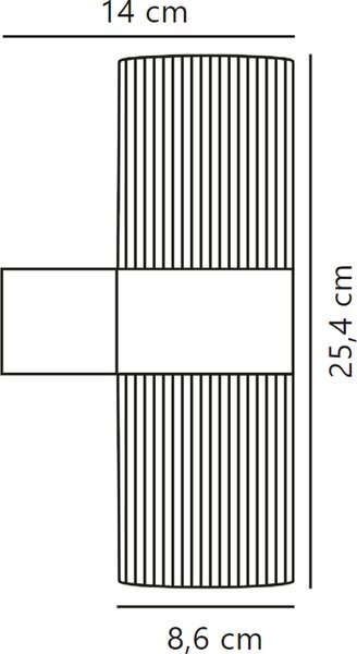 Nordlux Kyklop aplica exterior 2x25 W maro 2318051009