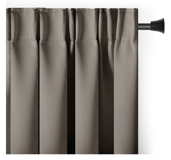 Draperie grej dimout (semi-opacă) 140x270 cm Kierra – Restilo