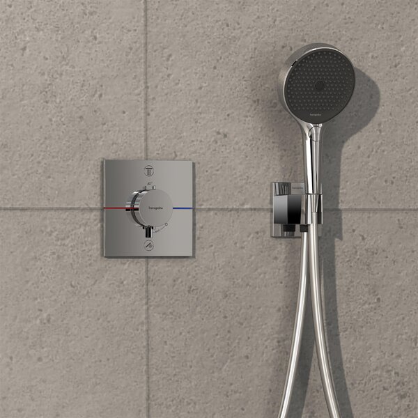 Hansgrohe ShowerSelect Comfort E baterie cadă-duș ascuns cu termostat crom 15572000