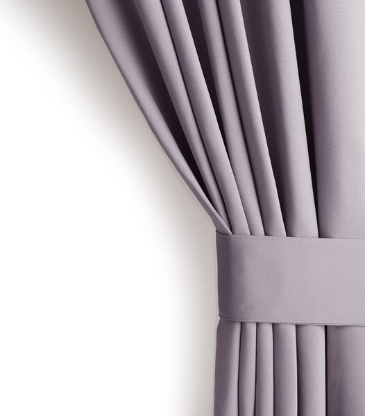 Draperie roz prăfuit dimout (semi-opacă) 140x175 cm Kierra – Restilo