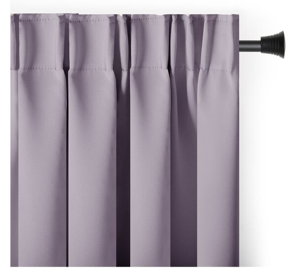 Draperie roz prăfuit dimout (semi-opacă) 140x245 cm Kierra – Restilo