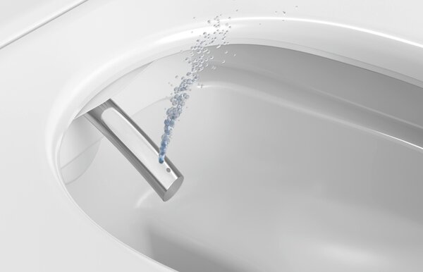 Duravit SensoWash D-Neo toaletă cu spălare agăţat fără margine alb 654000012004300