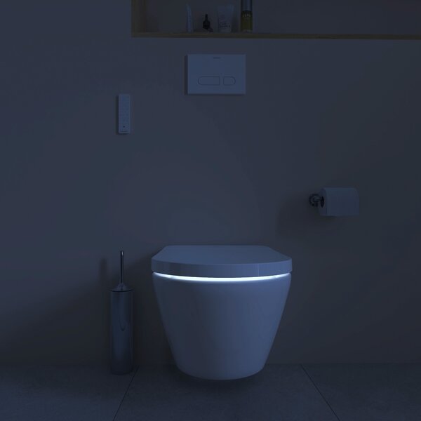 Duravit SensoWash D-Neo toaletă cu spălare agăţat fără margine alb 654000012004300