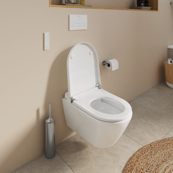 Duravit SensoWash D-Neo toaletă cu spălare agăţat fără margine alb 654000012004300