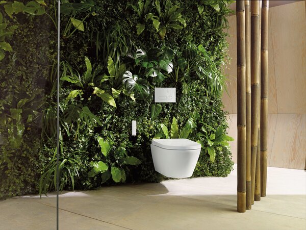 Duravit SensoWash D-Neo toaletă cu spălare agăţat fără margine alb 654000012004300