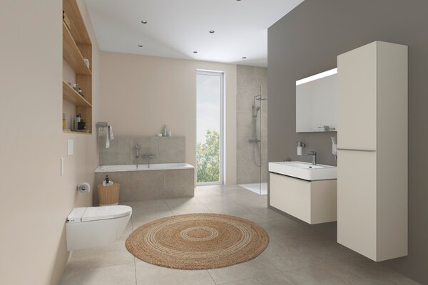Duravit SensoWash D-Neo toaletă cu spălare agăţat fără margine alb 654000012004300