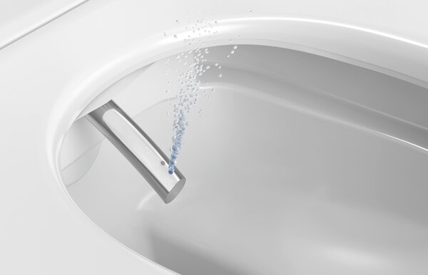 Duravit SensoWash D-Neo toaletă cu spălare agăţat fără margine alb 654000012004300