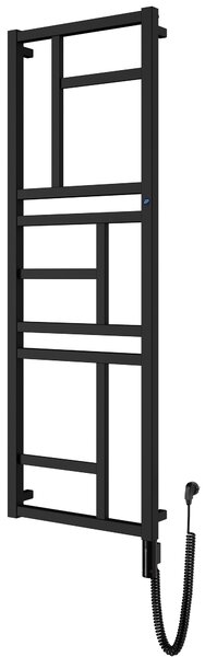 Instal Projekt Mondrian încălzitor electric 83.2x40 cm negru MONE-40/80C75+GH-03C2