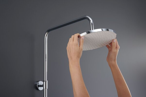 Duravit Shower Systems set de duș perete cu termostat crom-alb TH4380008005