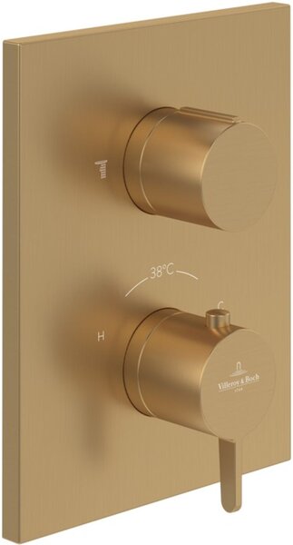 Villeroy & Boch Conum baterie de duș ascuns cu termostat auriu TVS12700100076