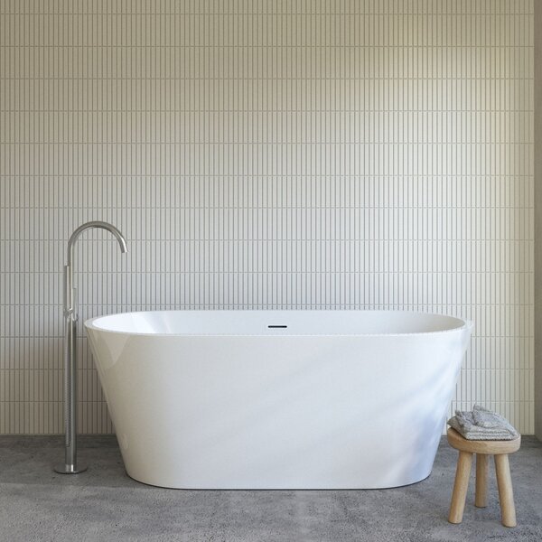Oltens Yrsa cadă freestanding 150x75 cm ovală alb 12022000