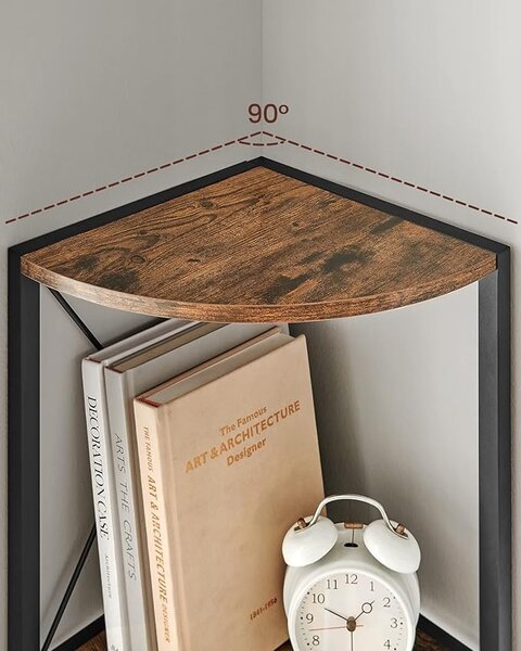 Biblioteca pe colt Vasagle Maro 30 x 30 x 160 cm