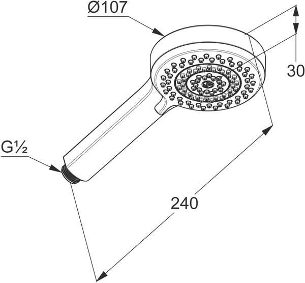Kludi Dive duș de mână crom 6883005-00