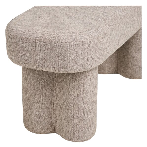 Bancă, culoare nisip, design elegant