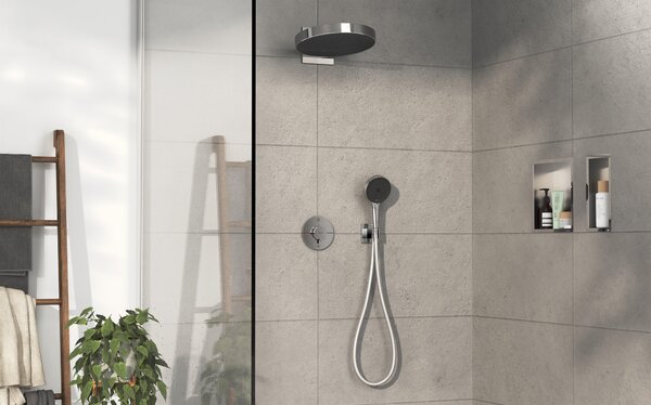Hansgrohe ShowerSelect Comfort S baterie cadă-duș ascuns cu termostat crom 15554000