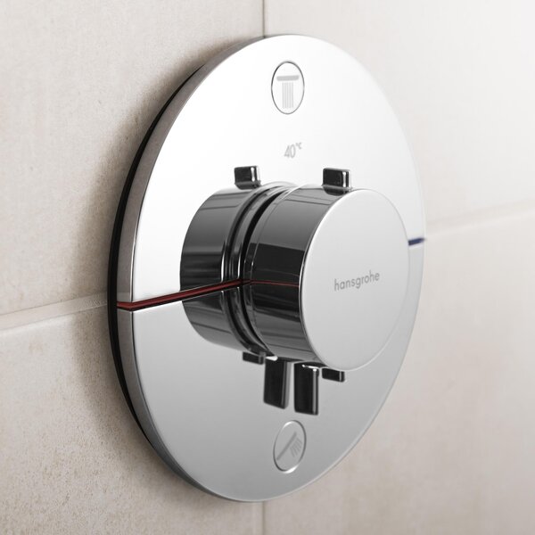 Hansgrohe ShowerSelect Comfort S baterie cadă-duș ascuns cu termostat crom 15554000