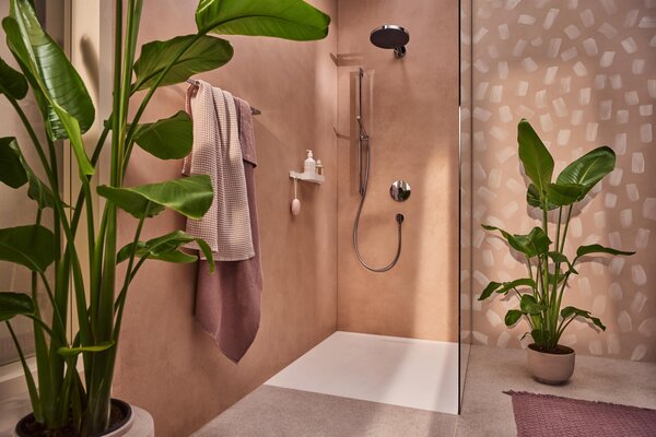 Hansgrohe ShowerSelect Comfort S baterie cadă-duș ascuns cu termostat crom 15554000