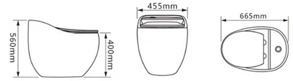 LaVita Silia wc compact cu capac soft-close alb 5900378332503