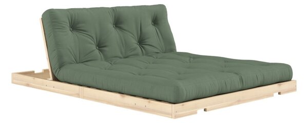 Canapea verde extensibilă 145 cm Flip – Karup Design
