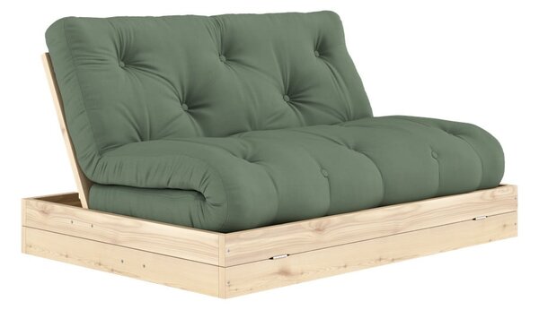 Canapea verde extensibilă 145 cm Flip – Karup Design