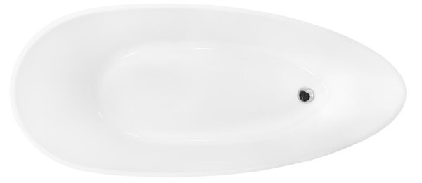 Besco Goya cadă freestanding 140.5x62.5 cm ovală alb #WMD-140-G