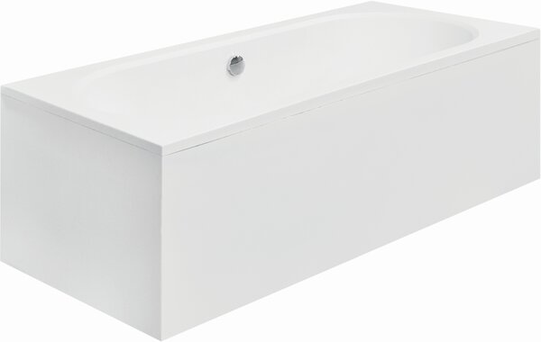 Besco Vitae cada dreptunghiulară 160x75 cm alb #WAV-160-PK
