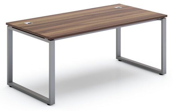 Masă SimpleOffice 180 x 90 cm, nuc / argint