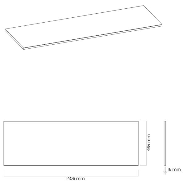 Oltens Vernal blat 140.6x46.4 cm stejar 63022060
