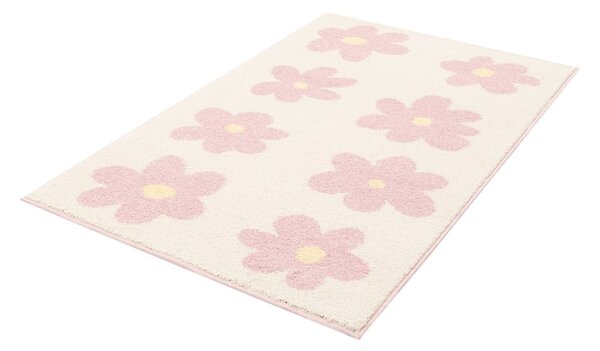 Covor pentru copii roz-fildeș 80x150 cm Dazzy Rose – FD