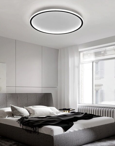 Abigali Modern plafon 1x36 W alb-negru MD1803-R50-Y