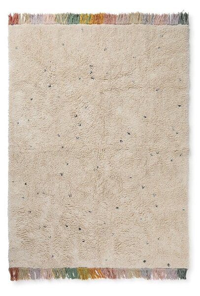 Covor pentru copii, crem, lavabil, țesut manual din bumbac 120x160 cm Stardust – Lorena Canals