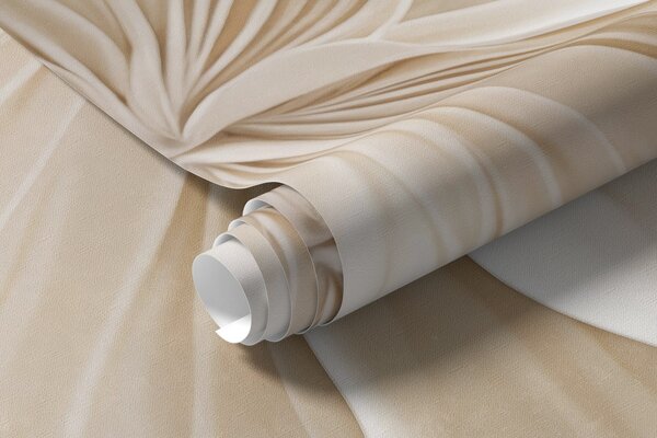 Tapet Close-up de flori cu textură cremoasă, cu petale delicate, care curg, creând un, Fototapet 3D, Fototapet 3D Flori, w09346 : Uwalls.ro