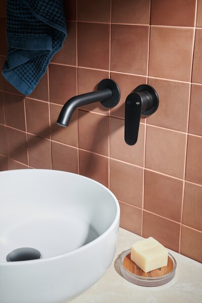 KFA Armatura Otava baterie lavoar ascuns negru 5559-810-81